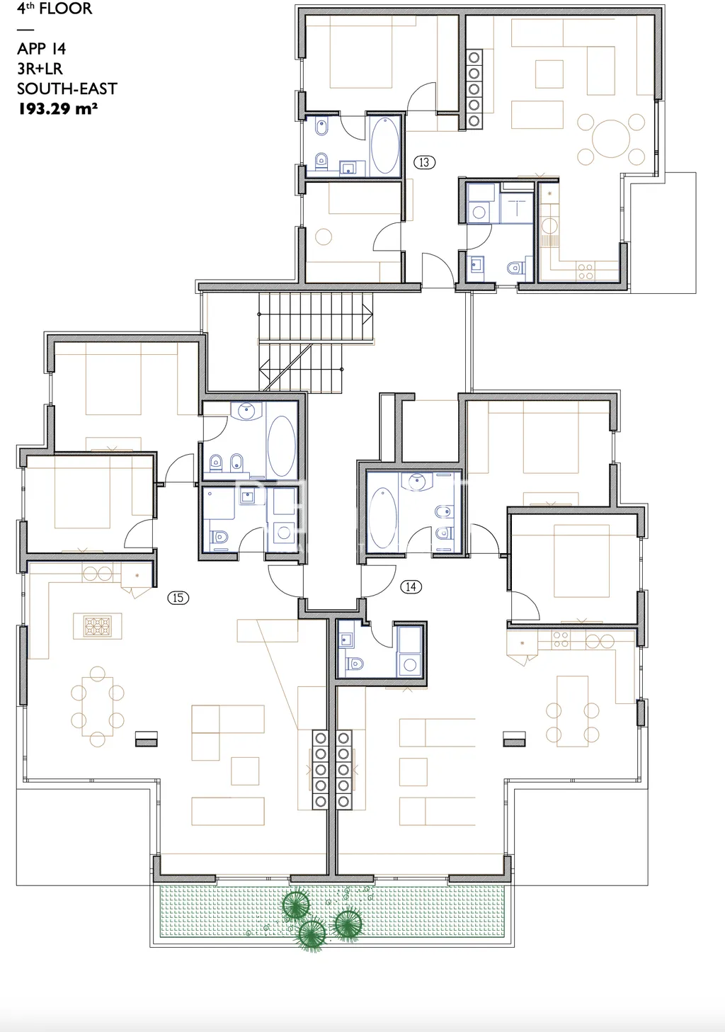Kvarner, Opatija - Moderan penthouse s krovnom terasom, novogradnja 197 m2
