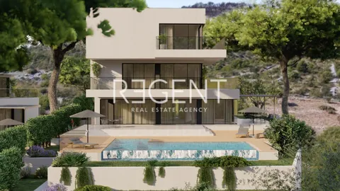 Šibenik, Rogoznica- Zemljište s projektom luksuzne vile 819m2