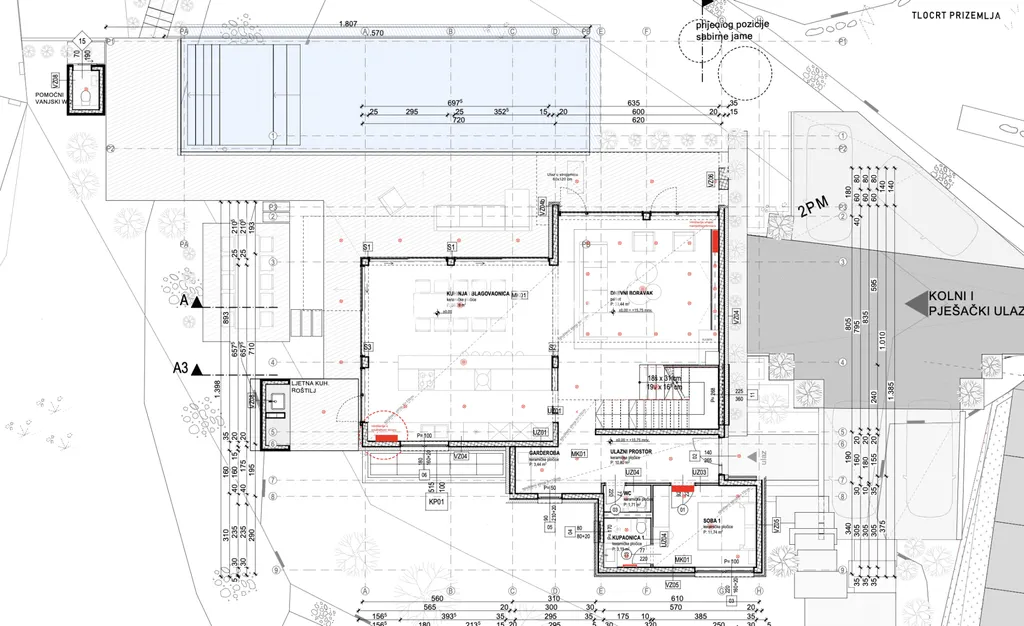 Trogir, Čiovo - Zemljište s projektom luksuzne vile
