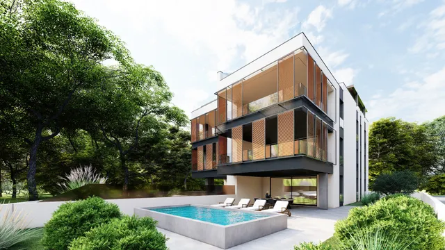 Zadar, Diklo - Luksuzan četverosoban stan s krovnom terasom 151 m2, NOVOGRADNJA