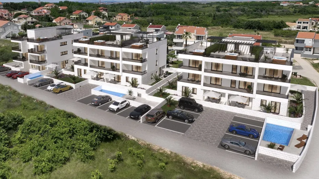 Zadar, Privlaka - Luksuzno naselje od tri stambene vile 70 m od mora