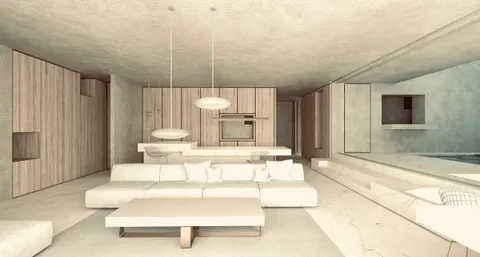 Brač, Milna - zemljište s projektom za 3 vile 2050 m2