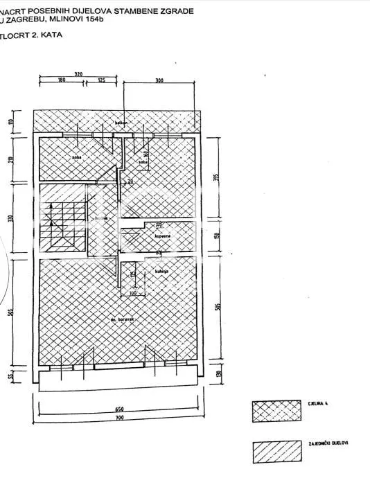 Zagreb, Mlinovi - Moderan trosoban stan 70 m2