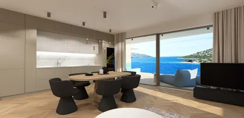 Šibenik, Grebaštica - Trosoban stan s bazenom 115 m2 NOVOGRADNJA