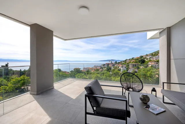 Kvarner, Opatija, Centar - Luksuzan četverosoban stan 107 m2, NOVOGRADNJA