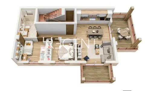 Istra, Umag - Moderan trosoban stan u kompleksu dvije stambene zgrade 74,09 m2 – Novogradnja
