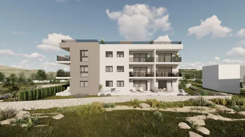 Trogir, Okrug Gornji – Dvosoban stan s loggiom 63 m2 novogradnja