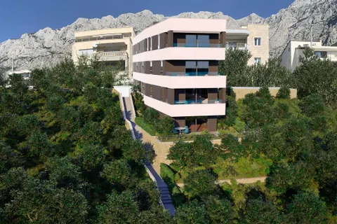 Makarska - Dvosoban stan s loggiom 64 m2 NOVOGRADNJA