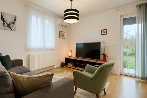 Zagreb, Dugave - moderan trosoban stan 51 m2 s parkirnim mjestom vrtom i spremištem