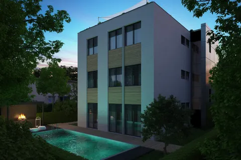 Zagreb, Srebrnjak - Ekskluzivan peterosoban stan s vrtom i bazenom 150 m2 novogradnja