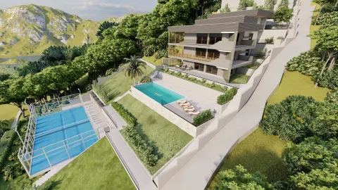 Omiš, Borak – Zemljište s projektom za izgradnju tri luksuzne vile 2460m2