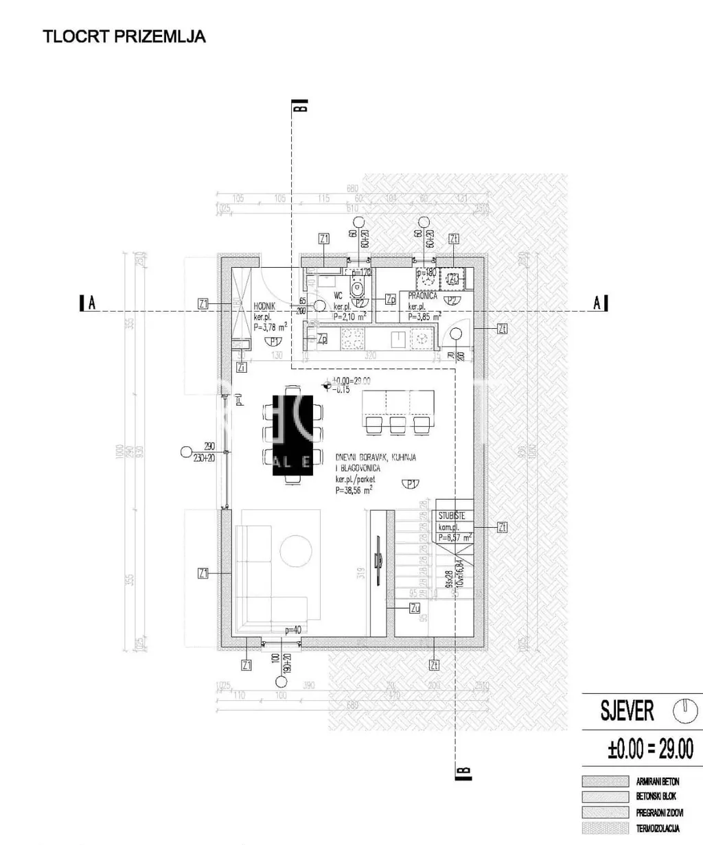 Trogir, Sevid - Luksuzna vila s otvorenim pogledom na more 165 m2