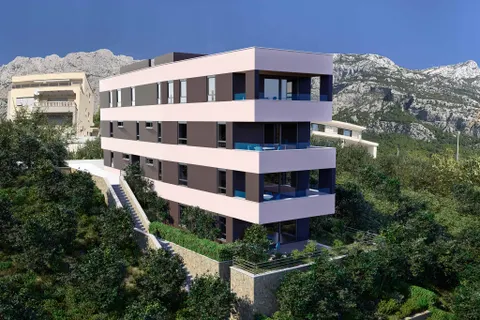 Makarska - Dvosoban stan s loggiom 64 m2 NOVOGRADNJA