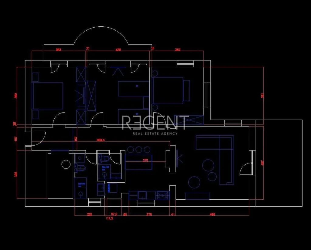 Opatija, Centar - Luksuzan četverosoban stan 110 m2, najam