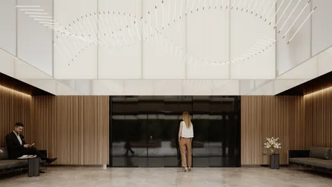 Zagreb, Trešnjevka, "Allegheny plaza" - Poslovni prostor u suvremenom stambeno - poslovnom kompleksu 102 m2