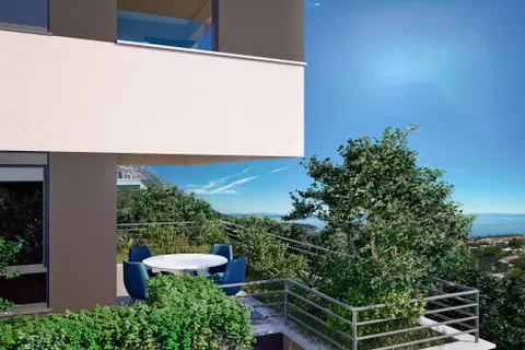 Makarska - Dvosoban stan s loggiom 64 m2 NOVOGRADNJA