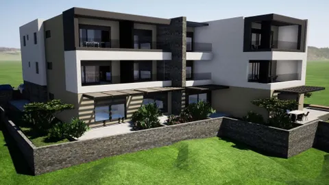 Šibenik, Žaborić – Luksuzan stan 72 m² s terasom i vrtom