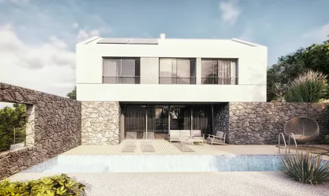 Brač, Farska- građevinsko zemljište s projektom 909m2