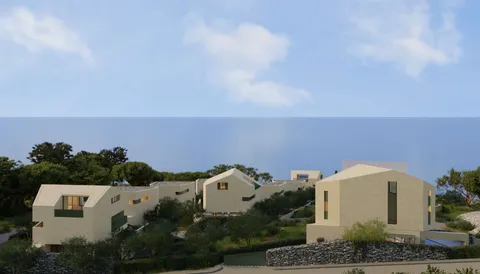 Brač, Sutivan - Trosobna dvoetažna vila sa bazenom i pogledom na more 109 m2