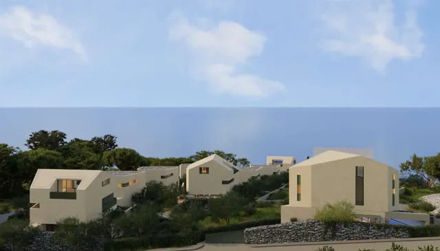 Brač, Sutivan - Trosobna dvoetažna vila sa bazenom i pogledom na more 109 m2