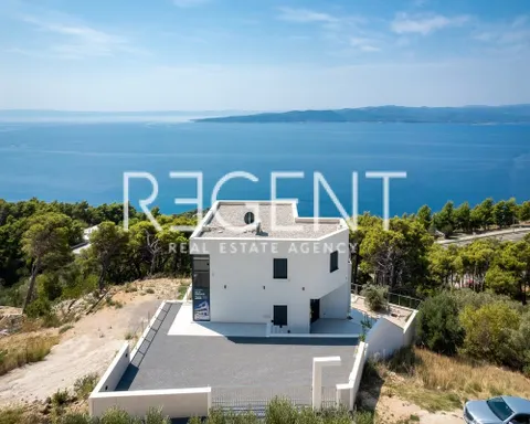 Makarska, Brela - Luksuzna vila s panoramskim pogledom na more 317 m2