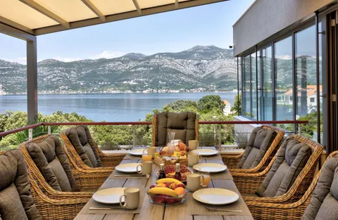 Korčula - Moderne dizajnerske vile s pogledom na more