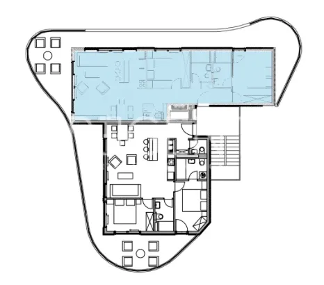 Trogir, Seget Donji - Dvosoban stan prvi red do mora 78m2