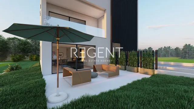Zagreb, Remete - Moderan trosoban stan s vrtom u stambenoj novogradnji 125 m2