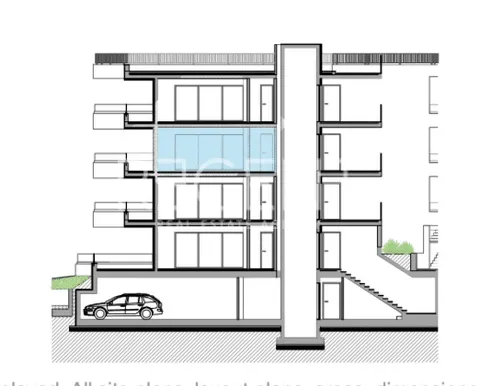 Trogir, Seget Donji - Dvosoban stan prvi red do mora 78m2