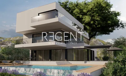 Šibenik, Rogoznica- Zemljište s projektom za izgradnju dvije luksuzne vile 1741m2