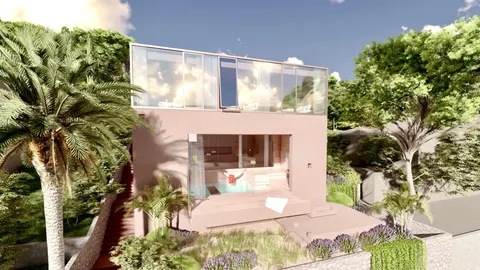 Hvar, Jelsa - Zemljište s projektom vile 718 m2
