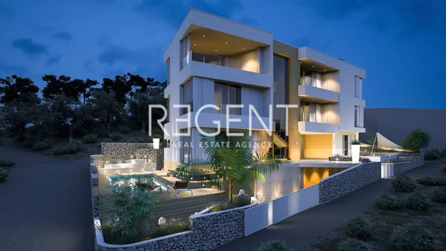Trogir, Čiovo - Luksuzna novoizgrađena vila 100 m od mora, 579m2