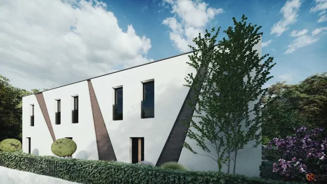 Pag, Mandre - Moderan dvoetažni stan s bazenom, novogradnja