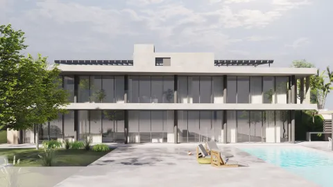 Opatija - Građevinsko zemljište s projektom i dozvolom prvi red uz more