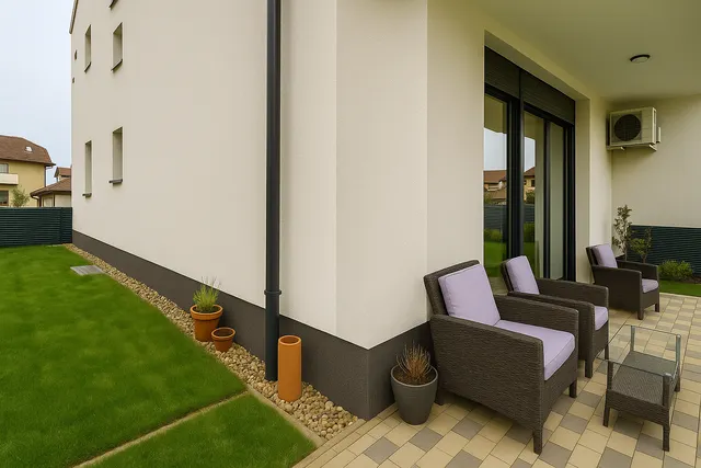 Zagreb, Dugave - moderan trosoban stan 51 m2 s parkirnim mjestom vrtom i spremištem