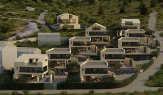 Brač, Sutivan - Trosobna dvoetažna vila sa bazenom i pogledom na more 109 m2