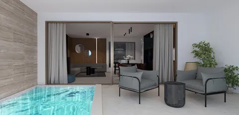 Šibenik, Grebaštica - Dvosoban stan s bazenom 92 m2 NOVOGRADNJA
