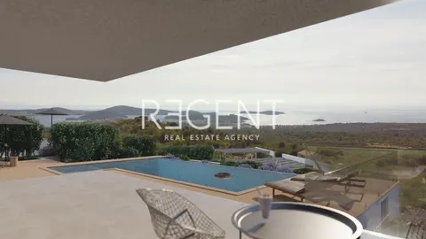 Šibenik, Rogoznica- Zemljište s projektom za izgradnju dvije luksuzne vile 1741m2