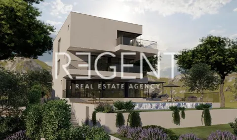 Šibenik, Rogoznica- Zemljište s projektom za izgradnju dvije luksuzne vile 1741m2