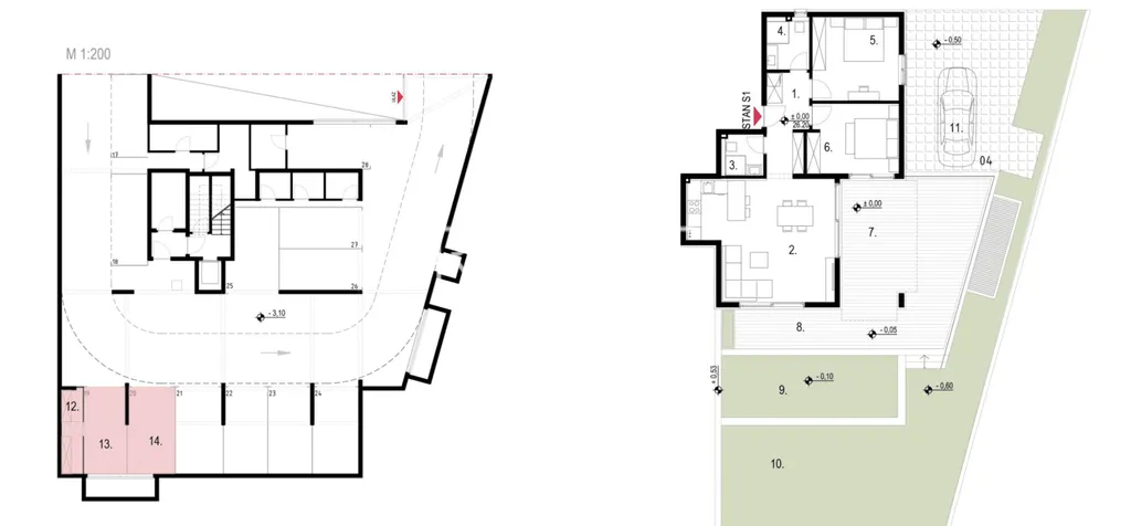 Split, Kaštela - Dvosoban stan s terasom 130 m2 NOVOGRADNJA