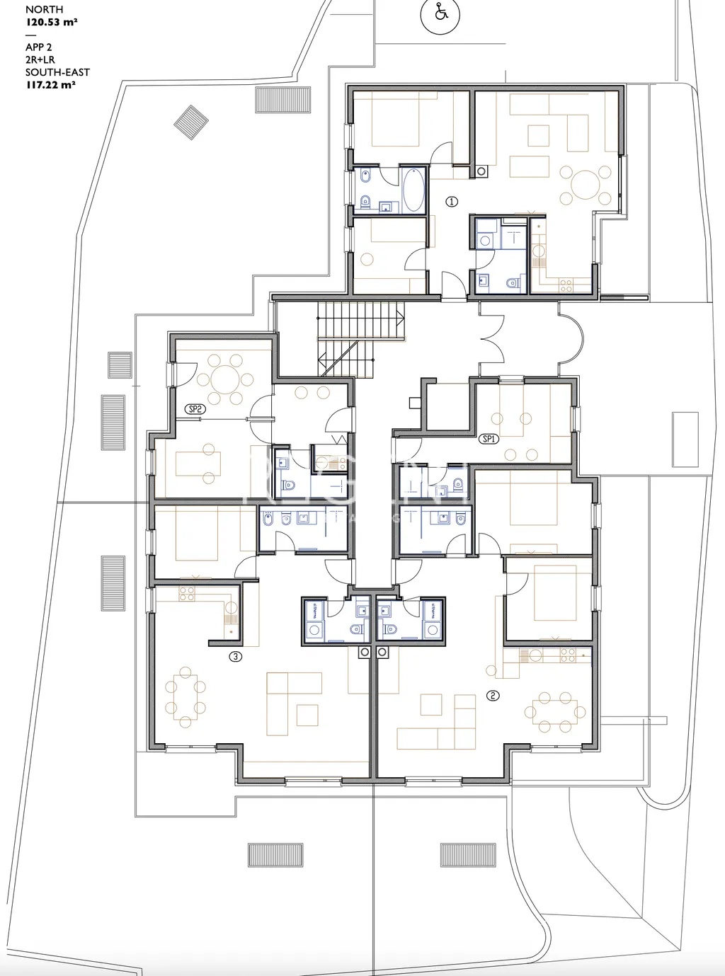 Kvarner, Opatija - Moderan trosoban stan, novogradnja 125 m2