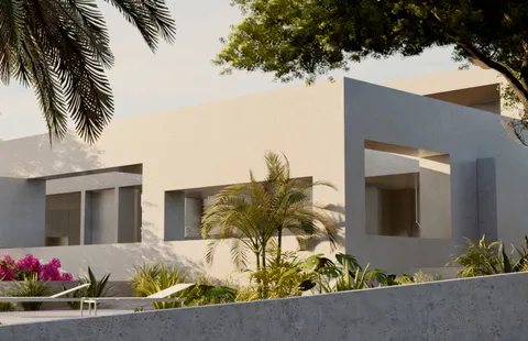 Split, Podstrana, zemljište 1400 m2 s projektom luksuzne vile s pogledom na more