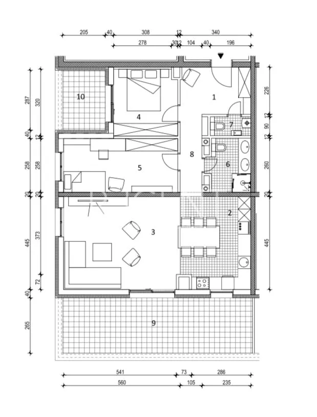 Velika Gorica , Centar - Moderan penthouse 90 m2
