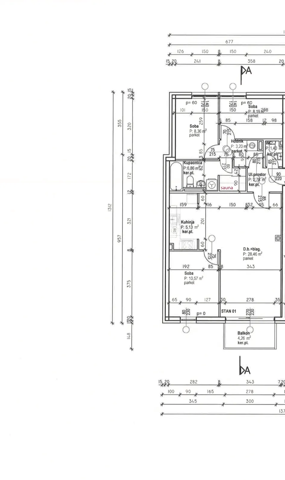 Zagreb, Trešnjevka - četverosoban stan sa zatvorenim parkirnim mjestom 90 m2 novogradnja