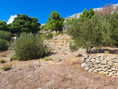 Omiš, Marušići - Ekskluzivno zemljište prvi red do mora, 4100m2