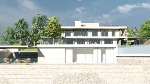 Opatija - Građevinsko zemljište s projektom i dozvolom prvi red uz more