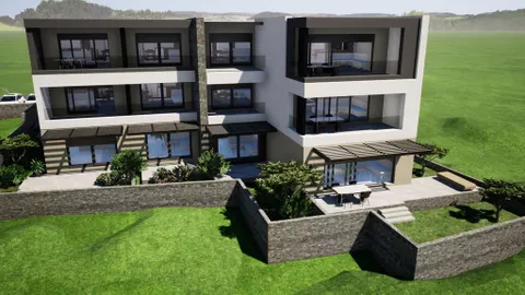 Šibenik, Žaborić – Luksuzan stan 72 m² s terasom i vrtom