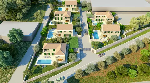 Brač, Bol - Građevisnko zemljište s projektom za izgradnju vila