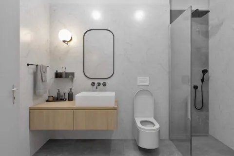 Split, Meje - Moderan trosoban stan s terasom u stambenoj zgradi u izgradnji 103 m2