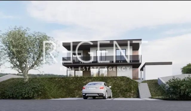 Šolta, Maslinica - Zemljište s projektom i dozvolom za gradnju luksuzne vile 650 m2